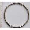 Žiedas iš plieninės vielos 60/4.0 mm nikelis/1 vnt.