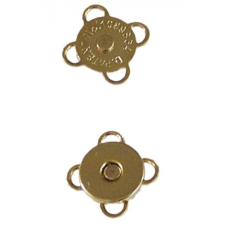 Užsegimas magnetinis prisiuvamas 10.5 mm/aukso sp./1 vnt.