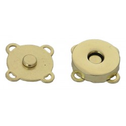 Užsegimas magnetinis prisiuvamas 18x4 mm/geltonas/1 vnt.