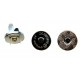 Magnetic Snap Fasteners 14 mm thin, nickel/1 pc.
