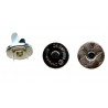 Magnetic Snap Fasteners 14 mm thin, nickel/1 pc.