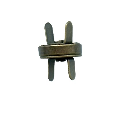 Užsegimas magnetinis 14 mm, žalvaris/1 vnt.