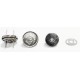 Magnetic Snap Fasteners 14/18 mm nickel/1 pc.