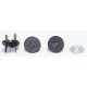 Magnetic Snap Fasteners thin 16/14 mm, nickel/1 pc.
