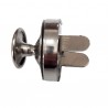 Magnetic Snap Fasteners 18 mm with 1 rivet, nickel/1 pc.