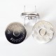 Magnetic Snap Fasteners 18 mm thin, nickel/1 pc.