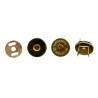Magnetic Snap Fasteners 18 mm thin, gold/1 pc.