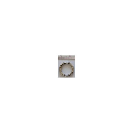 Welded Round Ring 10 mm Nickel Plate art.OZK10/20 pcs.