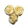 Satin Rose 2 cm color - cream/1 pc.