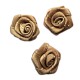 Satin Rose 2 cm color - gold/1 pc.