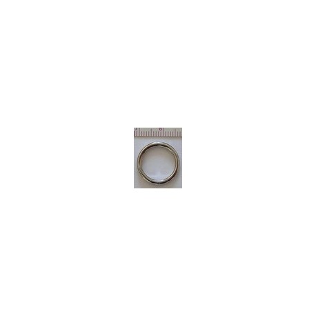 Welded Round Ring 15 mm Nickel Plate art. OZK15/20 pcs.