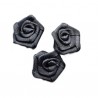 Satin Rose 2 cm color - gray/1 pc.