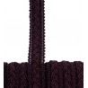 Fancy Galloon braid 12mm art.02075.070 dark brown/1m