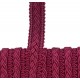 Fancy Galloon braid 12mm art.02075.125 cherry color/1m