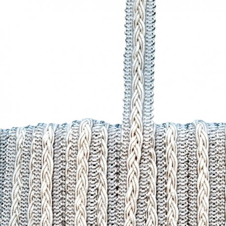 Fancy Galloon braid 12mm art.02075.341 grey/1m