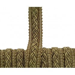 Fancy Galloon braid 12mm art.02075.345 olive/1m