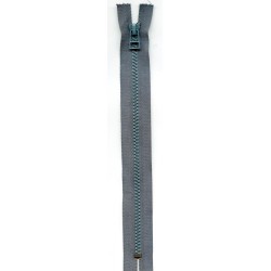 Plastic Zipper P60 25 cm length, color T-74 - gray