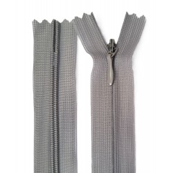 Paslėptas 55 cm ilgio užtrauktukas, spalva 204 - rusvai pilka/1 vnt.