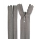 Invisible Zipper 55 cm color 225 - brownish gray/1 pc.