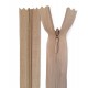 Invisible Zipper 55 cm color 127 - beige/1 pc.