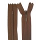 Invisible Zipper 55 cm color 161 - brown/1 pc.