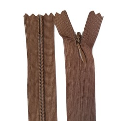 Invisible Zipper 55 cm color 033 - brown/1 pc.