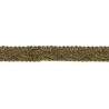 Decorative edging braid LPE-518, color PE-16/35 - olive/golden brown/1m