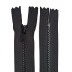 Plastikinis užtrauktukas P40, 30 cm ilgio, spalva T-13 - juoda