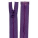 Open end plastic Zipper P40, 30 cm length, color T-48 - violet/1 pc.