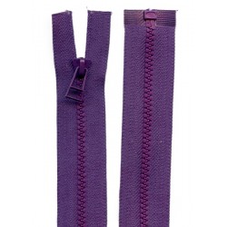 Plastikinis atidaromas užtrauktukas P40, 30 cm ilgio, spalva T-48 - violetinė