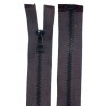 Open end plastic Zipper P40, 55 cm length, color T-13 - black/1 pc.