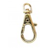 Metal snap hook art.586/4 mm gold/1 pc.