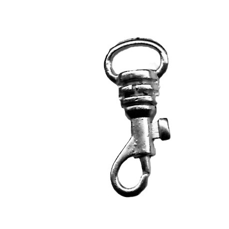 Metal Snap Hook art.763106/0101/08mm nickel/1 pc.