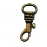 Metal Snap Hook art.763106/0102/08mm old brass/1 pc.