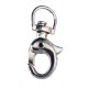 Metal Snap Hook art.3222310/29/08mm nickel/1 pc.