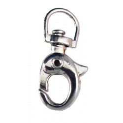 Metal Snap Hook art.3222310/29/08mm nickel/1 pc.