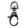 Metal Snap Hook art.KR304/08 mm nickel/1 pc.