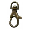 Metal Snap Hook art.KR304/08mm old brass/1 pc.