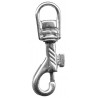 Metal Snap Hook art.476/10mm nickel/1 pc.