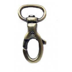 Karabinas metalinis art.763110.000.0102/13 mm/žalvaris/1 vnt.