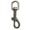 Metal Snap Hook art.495/15mm, nickel/1 pc.