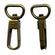 Metal Snap Hook art.730200/15/old brass/1 pc.