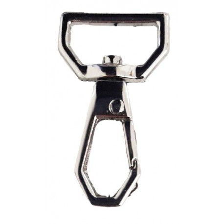 Metal Snap Hook art763209.016.0101/16 mm, nickel/1 pc.