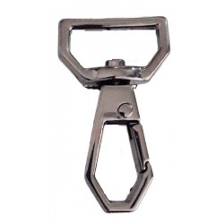 Metal Snap Hook art.763209.016.0105/16 mm, graphite/1 pc.