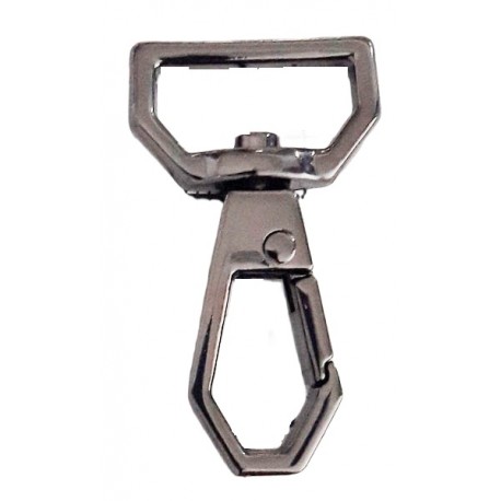 Metal Snap Hook art.763209.016.0105/16 mm, graphite/1 pc.