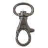 Metal Snap Hook art.586/16mm/black nickel/1 pc.