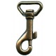Metal Snap Hook art.014/20mm, old brass/1 pc.
