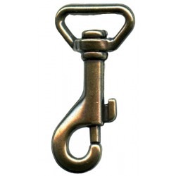 Karabinas art.014/20mm/žalvaris/1 vnt.