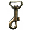 Metal Snap Hook art.014/20mm, old brass/1 pc.