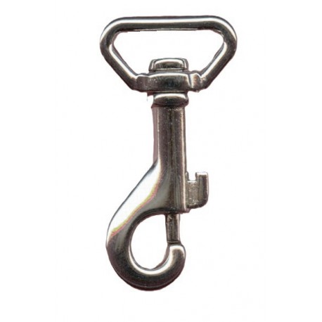 Metal Snap Hook art.014/20mm, nickel/1 pc.